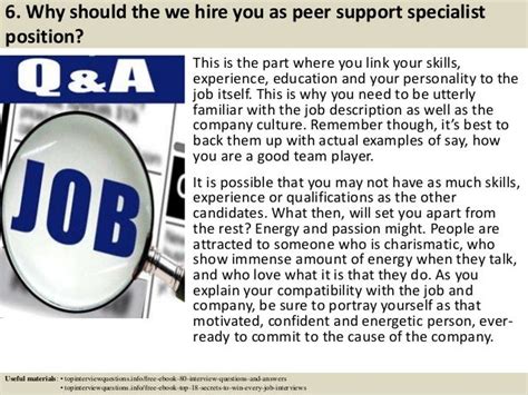 Top 10 application support specialist interview questions and answers