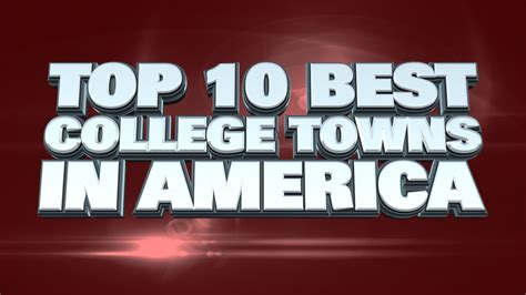 Top 10 best college towns and cities in the U.S. - CNBC