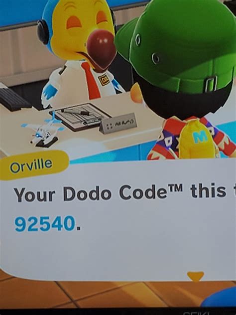 Dodo codes are for visiting other players islands. They have to have their DAL gate open with a randomly generated code for it to work. Then they share that code with you to let you visit. Every time they close the gate, they have to generate a new dodo code for you to come back. You can also open your own gate and share your dodo code with .... 