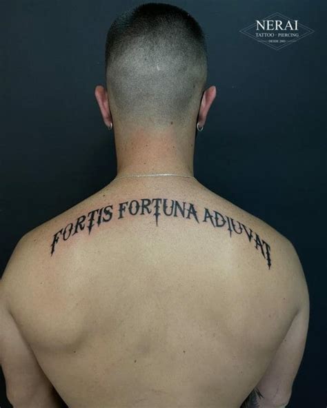 Top 10 fortis fortuna adiuvat tattoo font ideas and inspiration