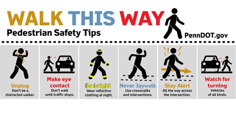 Top 11 Pedestrian Safety Tips Walking Safety Rules