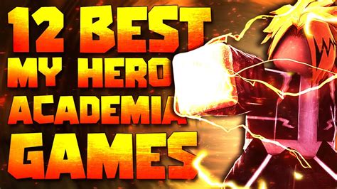 Top 12 Best Roblox My Hero Academia Games for 2021 Roblox Boku no hero