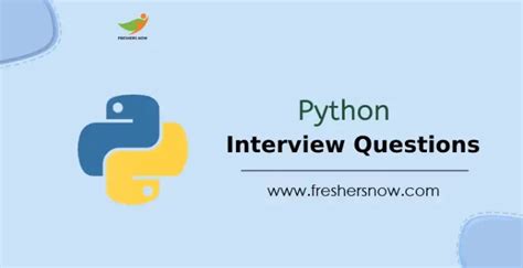 Top 12 Python Interview Questions & Answers Python Online Networks Solution YouTube