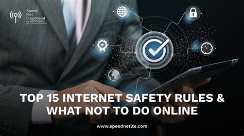 Top 15 Safety Rules and What Not to Do Online