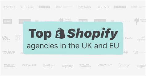 Top 19 Shopify Agencies in the UK (2024)