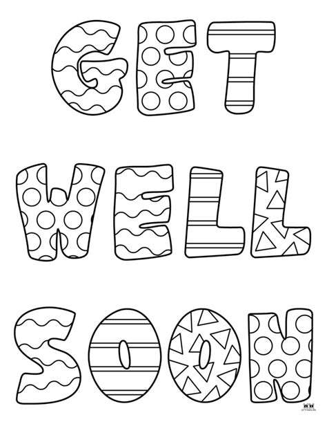 Top 25 Free Printable Get Well Soon Coloring Pages Online
