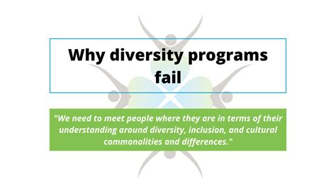 Top 4 Reasons Diversity And Inclusion Programs Fail