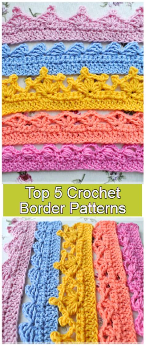 Top 5 Crochet Border Patterns and Tutorials Crochet Kingdom