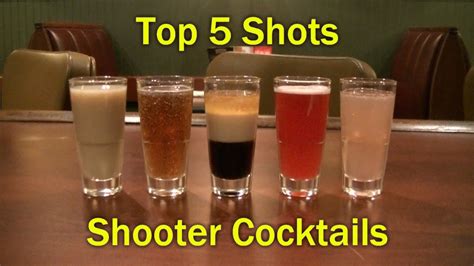 Top 5 Shot Drinks Shooter Cocktails Top Five - YouTube