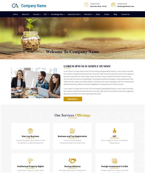 Top Accounting Website Templates for Your Projects in 2024