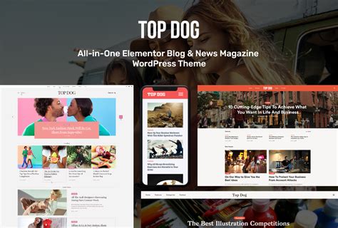 Top Dog - All-in-One Elementor Blog & News Magazine WordPress Theme (Pro Plan)
