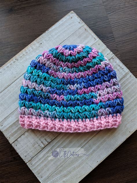 Top Down Crochet Beanie Pattern