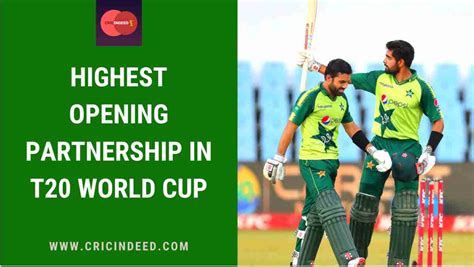 Top Five Highest Opening Partnerships in T20 World Cup - The …