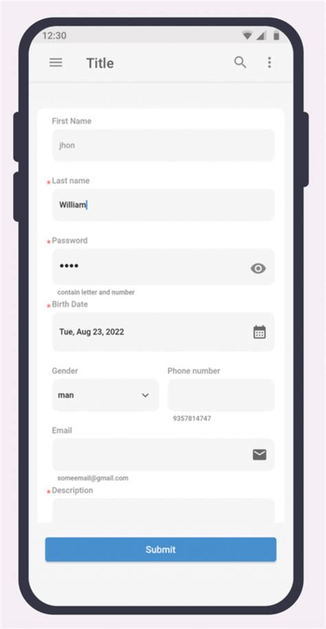 Top Flutter Form, Form Builder, Form Generator, Dynamic Form