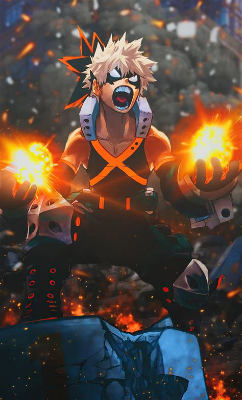 Top Free Bakugo Mobile Backgrounds - WallpaperAccess