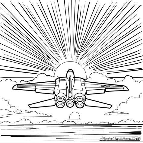 Top Gun Coloring Pages