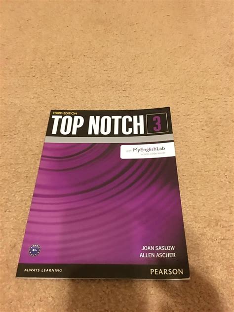 Top Notch 3 Student Book With Myenglishlab 3rd Edition