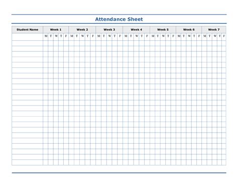 Top Notch Attendance Google Sheet Template How To Make In Excel With
