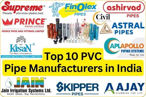 Top Pvc pipe manufacturers in Chennai List 2024 Updated