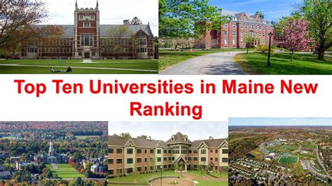 Top Ten Universities Maine USA New Ranking 2021 University of
