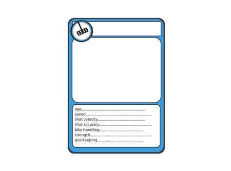 Top Trumps Cards Template