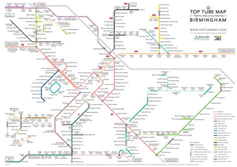 Top Tube Map of Traffic-Free Cycle Routes in …