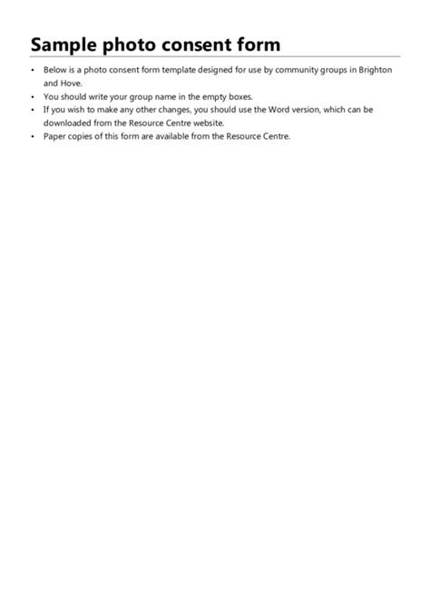Top Unsorted Photo Consent Forms And Templates free to download in PDF format