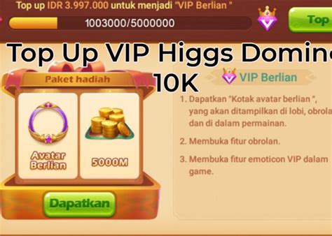 Top bos higgs domino island. Hasil no sydney hari.
