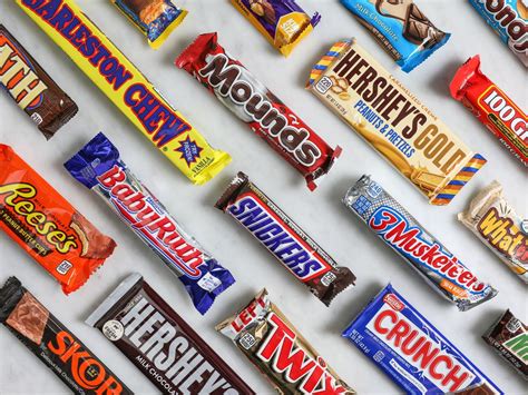 Top candy bars. 