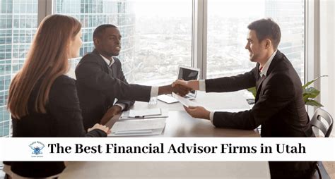 Top financial advisors utah. The Financial Times named it one of the top 300 financial advisors in the U.S. from 2015 to 2019. ... Trajan has locations in Utah, Oklahoma and Texas. Investment management services at Trajan are customized based on your needs. Financial planning includes retirement planning, estate planning, insurance planning and more. 