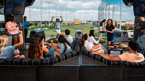 Top golf party. Our menu has pages of delicious food and drinks, and some of our favorites are below. From vegetarian and gluten-free options to donut holes, our menu caters to almost every taste. Treat yourself to something new or get a shareable for your whole crew. Then, top it off with one of our specialty drinks and keep on playing. Fried Chicken Heat-wich. 