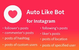 Top liker.  Instead The top Instagram auto-like bot for easily increas...