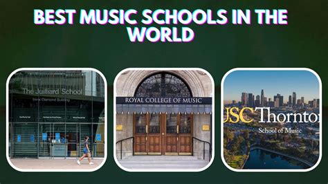 Top music schools. Oct 18, 2023 ... 10 Best Music Production Schools In Los Angeles · 1. Musicians Institute · 2. UCLA Herb Alpert School of Music · 3. Los Angeles Recording Scho... 