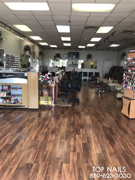 Top Nails Nail Salon · $$ 3.5 10 reviews on. Menu ; Phone: (859) 623-3030. Cross Streets: Near the intersection of Eastern Byp and Lancaster Rd. 620 Eastern Byp Richmond, KY 40475 334.22 mi. Is this your business? Verify your listing. Find Nearby: ATMs, Hotels, Night Clubs, Parkings, Movie Theaters; Yelp Reviews. 3.5 10 reviews.. 