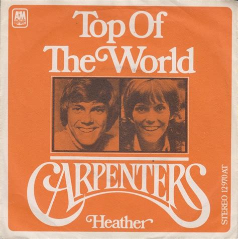 Top of the world by the carpenters. Things To Know About Top of the world by the carpenters. 