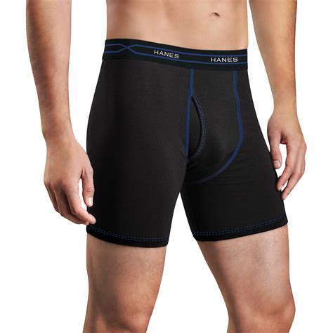 Top rated men's boxers. 24 offers from $18.48. #2. Hanes Men's Boxer Briefs, Soft and Breathable Cotton Underwear with ComfortFlex Waistband, Multipack. 139,825. 10 offers from $19.00. #3. Fruit of the Loom Men's Coolzone Boxer Briefs, Moisture Wicking & Breathable, Assorted Color Multipacks. 218,114. 10 offers from $24.00. 