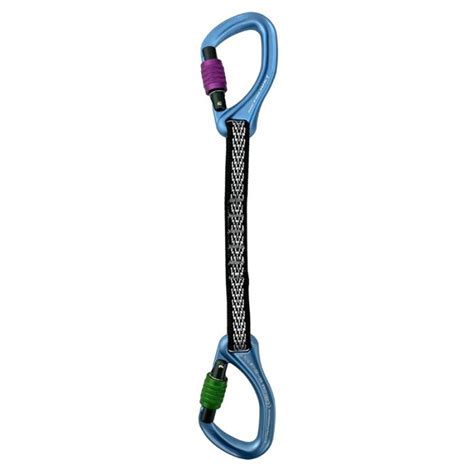 Top rope anchor with quickdraws.  2.  Metolius Steel Auto Lock Carabiner: The...