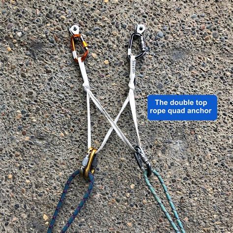 Top rope sport anchor.  This article will review different equipment opt...