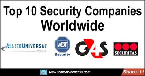 Top security companies. Things To Know About Top security companies. 
