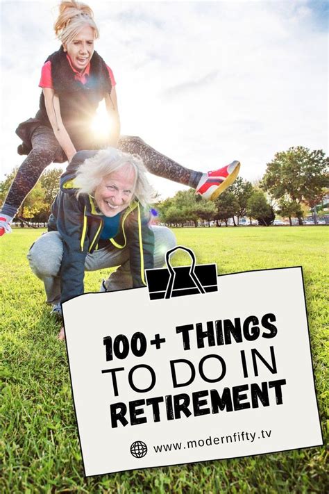 Top things to do in retirement