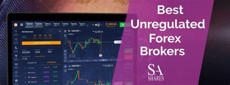 Top unregulated forex brokers. Nov 21, 2023 · Best brokers for US traders. IG US – Best Overall in the US. CFTC registered, member of NFA. 80+ forex pairs. Competitive spreads. Excellent trading platform. Plus500 – Best Futures Trading ... 