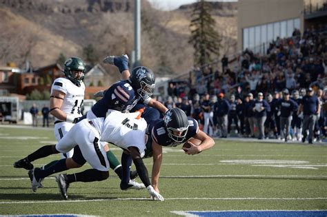 Top-ranked Colorado Mines football surges past Black Hills State in second half to move to 8-0
