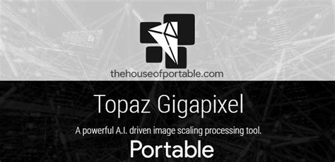 Independent download of the modular Sapphire A. I. Gigapixel 1.