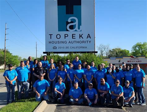 Topeka housing authority. Topeka Housing Authority's mission is to successfully provide accessible, affordable housing. Success is defined as 1. putting applicants, residents, and participants first; 2. market competitiveness; and 3. fiscal strength and integrity. 