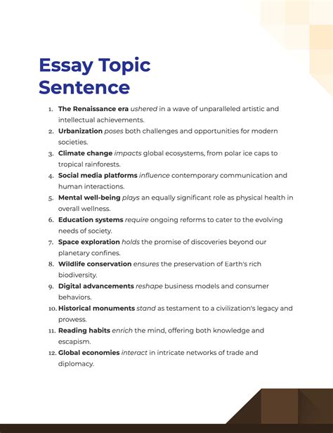Topic, Thesis and Topic Sentences Engaging Texts An Introduction to