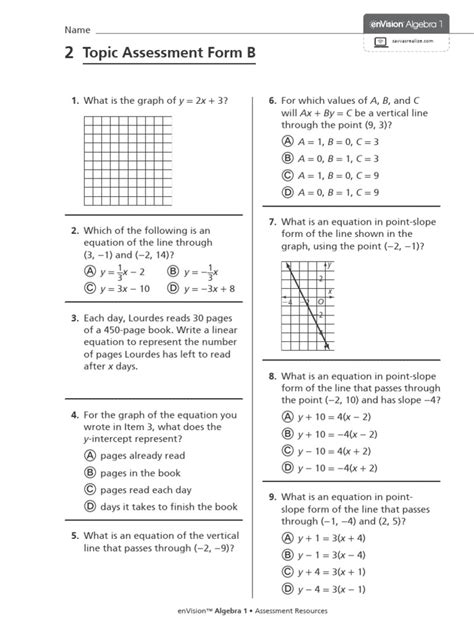 Topic 2 assessment form b answer key.  The gardens will be arranged in one of two ways...