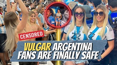 THE Argentina fan who risked jail by going topless at the World Cup final has revealed she has safely fled to Europe. Noemi Gomez sparked fears for her safety after she was spotted on live TV stripping off to celebrate Argentina's dramatic penalty shootout win over France.. Topless argentina fan