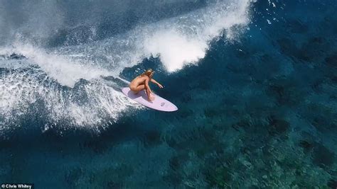 Topless wave.  Australian big wave surfer Felicity Palmateer is set to mak...