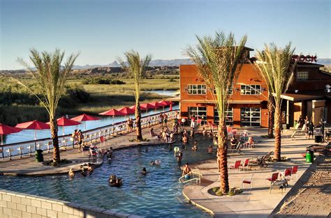 Topock 66. 1 Topock 66 Spa & Resort, 14999 Historic Route 66, ☏ +1 928 768-2325. 7AM-8PM (restaurant), bar open until midnight. Restaurant, bar, patio, swimming pool and retail store on former Topock Marina site; collection of Route 66 and Burlington Northern Santa Fe rail memorabilia. Sleep [edit] Topock has no hotels. Try Needles, California. 