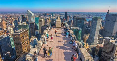Topoftherock photos. Buy tickets directly to access these added benefits at Top of the Rock: Timed Entry Guarantee. Worry–Free Weather Guarantee. Ticket Rescheduling. Sunset Access. Children 5 and under are free. 